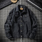 Men's Plus Size Denim Jacket Denim Top